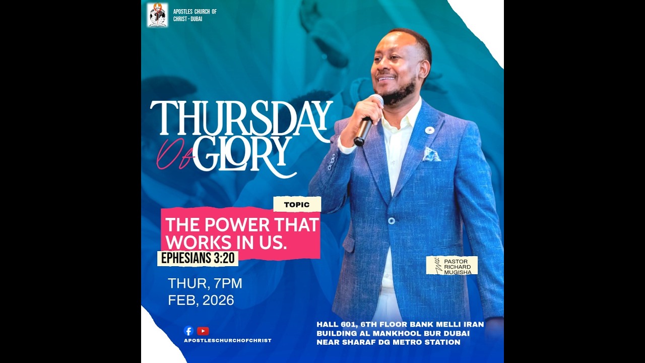 THE POWER THAT WORKS IN US BY PASTOR RICHARD MUGISHA  19-02-2026