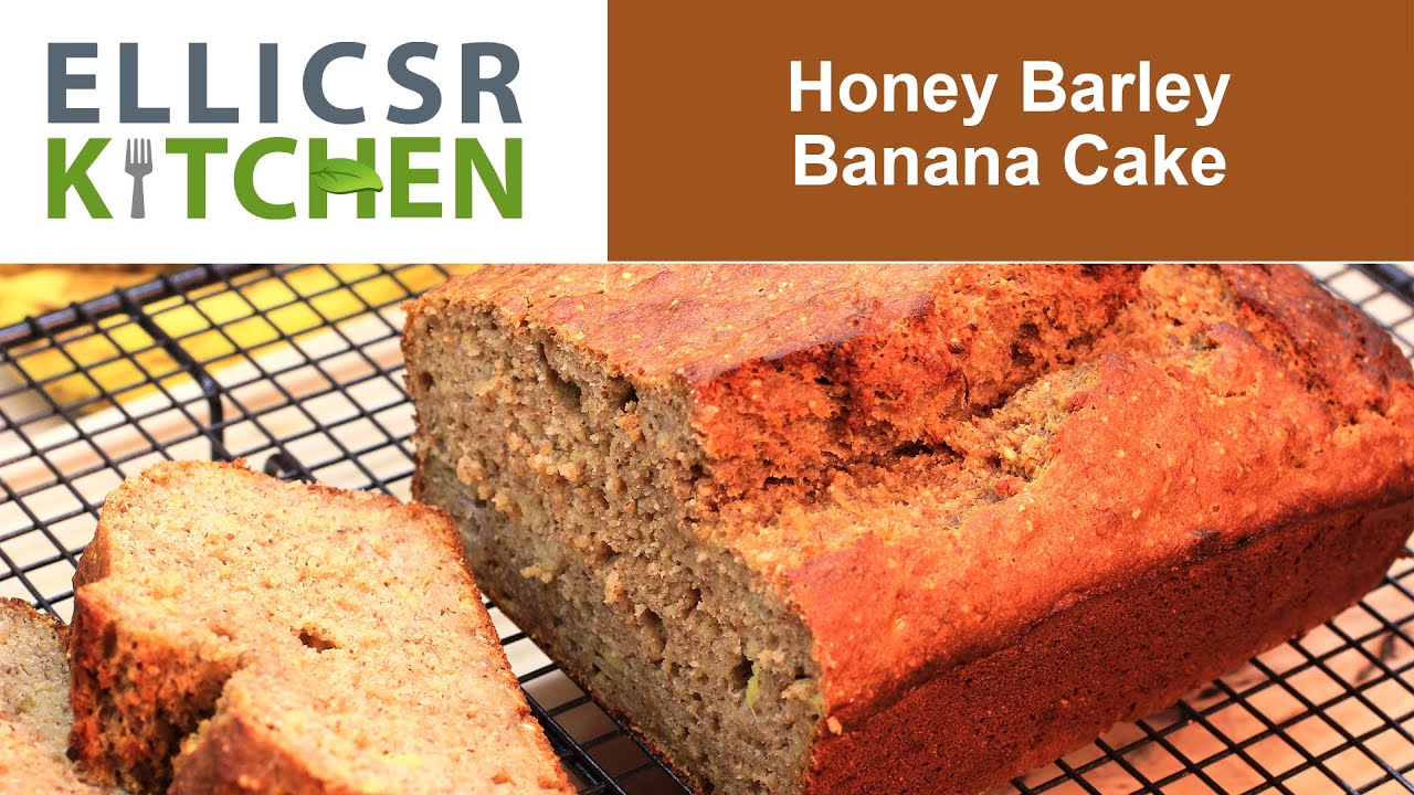 Honey Barley Banana Cake