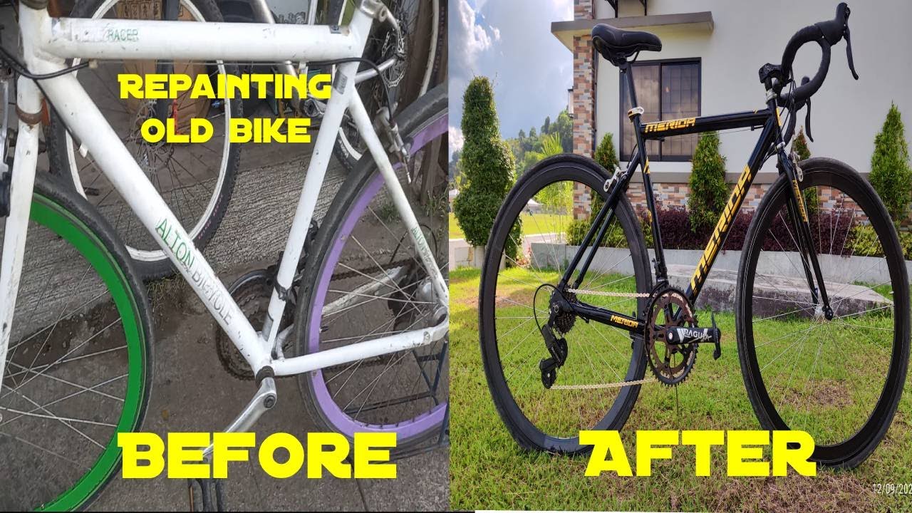 Repainting | Old Alton Bicycle Frame to Merida