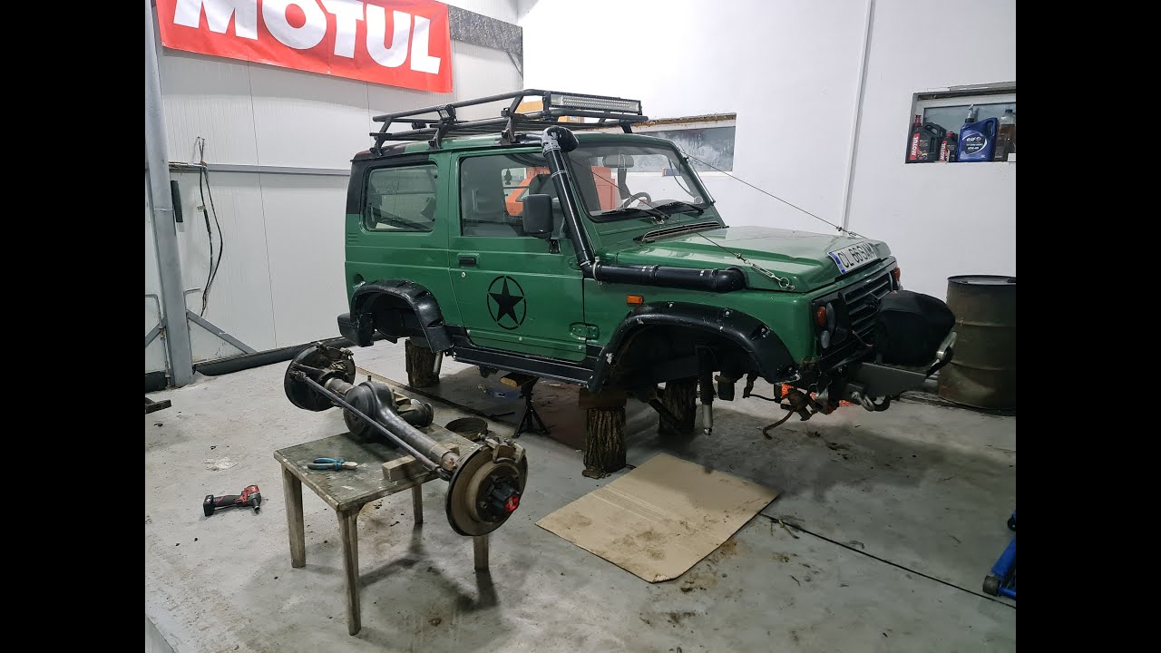 Full suspension Jeep Wrangler on Suzuki Samurai 2/3