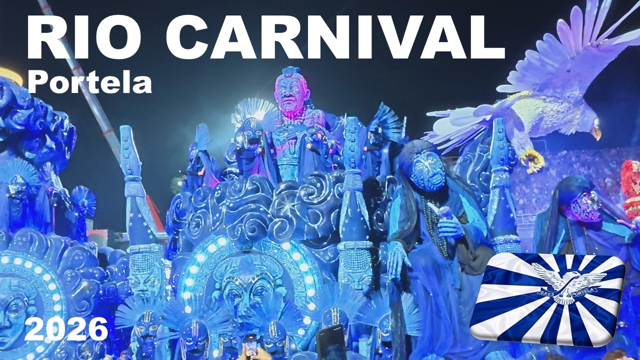 Rio Carnival Parade 2026 - Samba School Portela