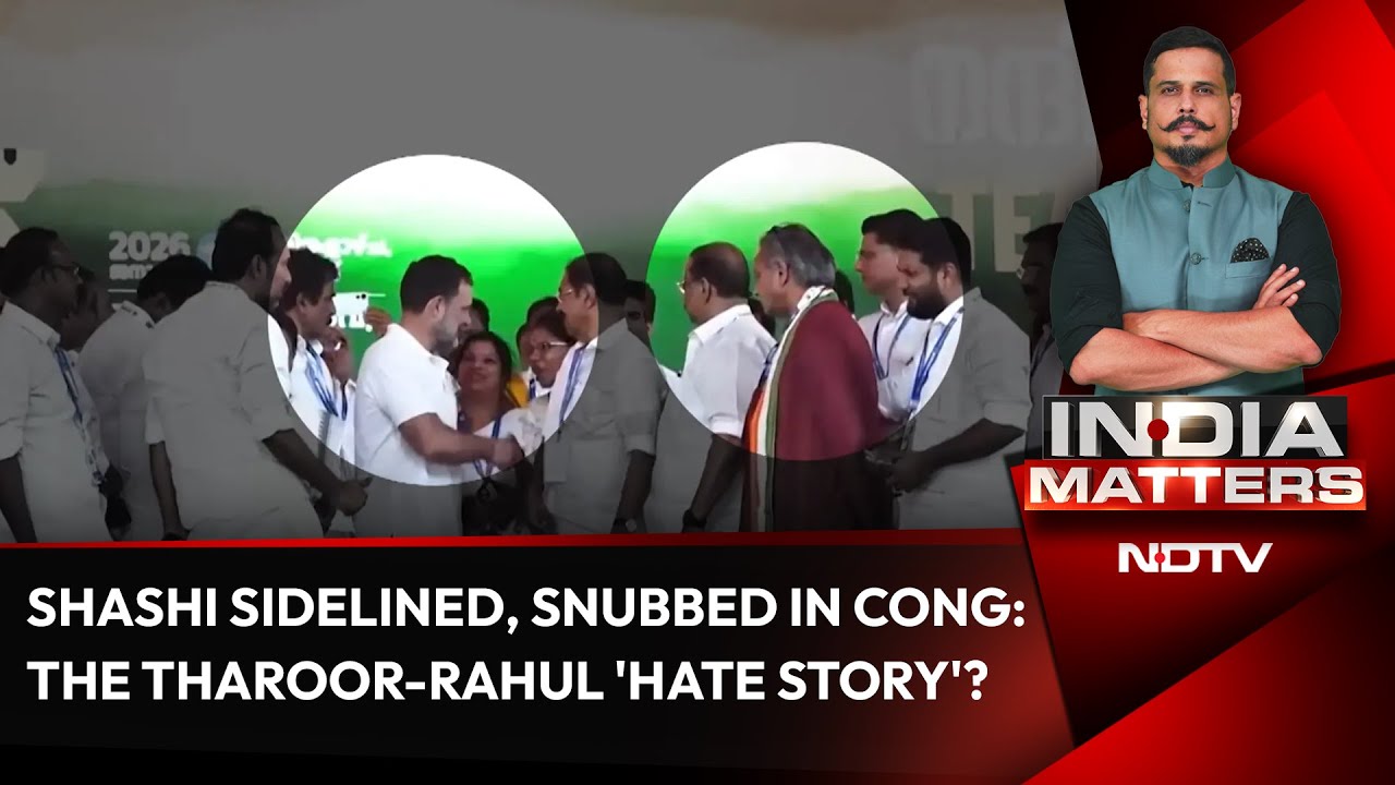 Shashi Sidelined, Snubbed In Cong: The Tharoor-Rahul 'Hate Story'?