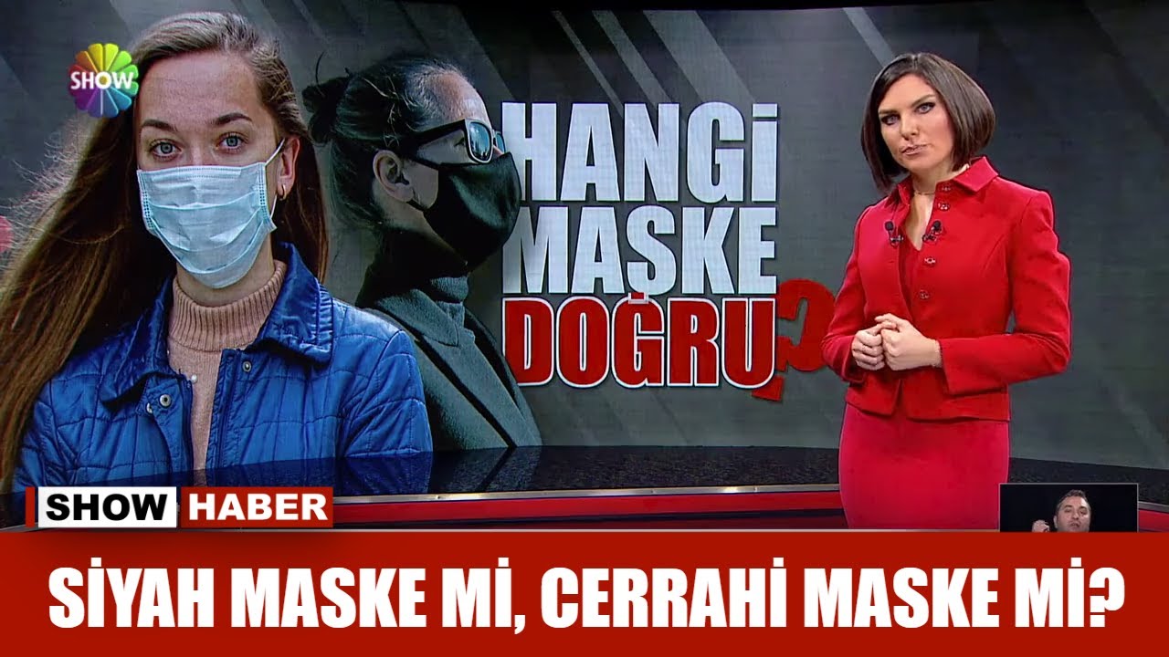 Siyah maske mi, cerrahi maske mi?