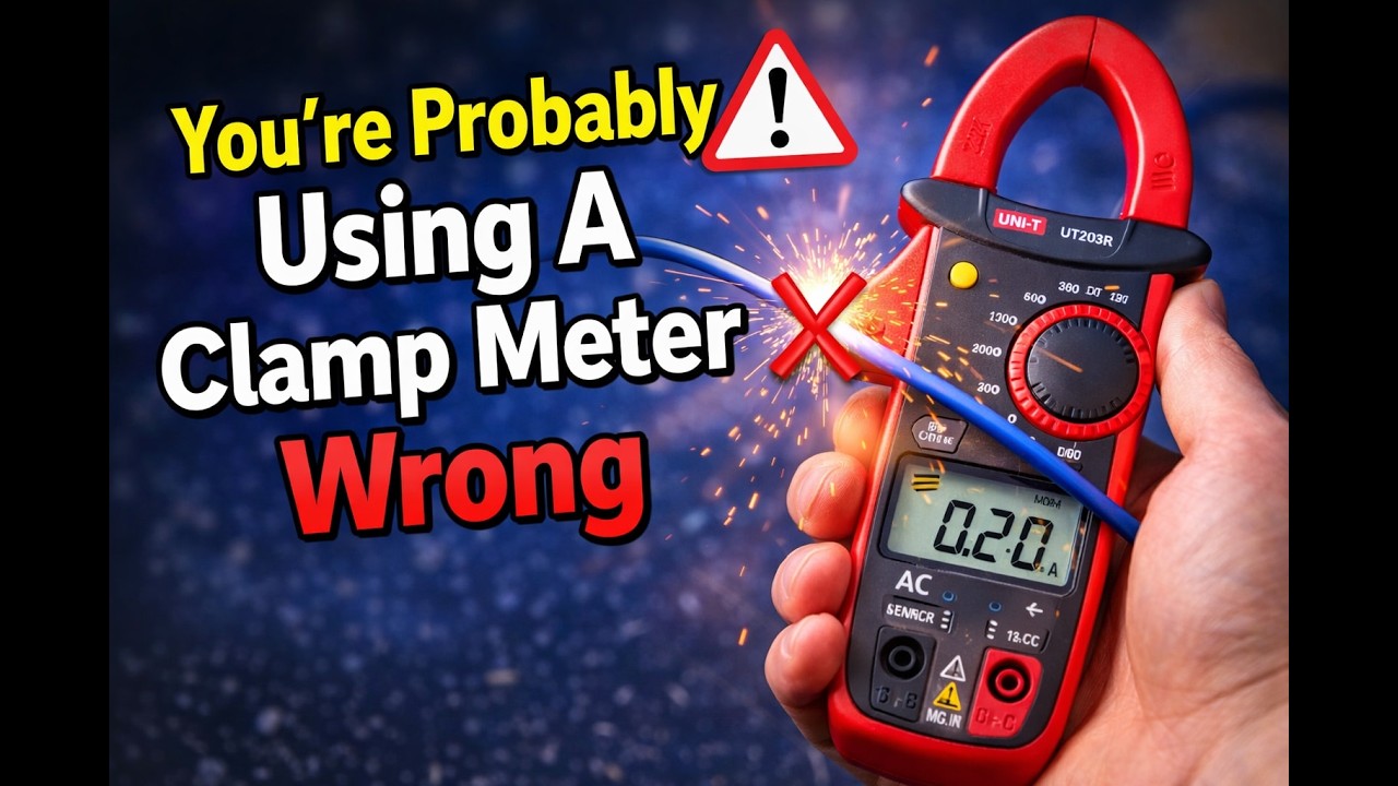 How Clamp Meters Measure Current – AC vs DC, Zeroing & Errors
