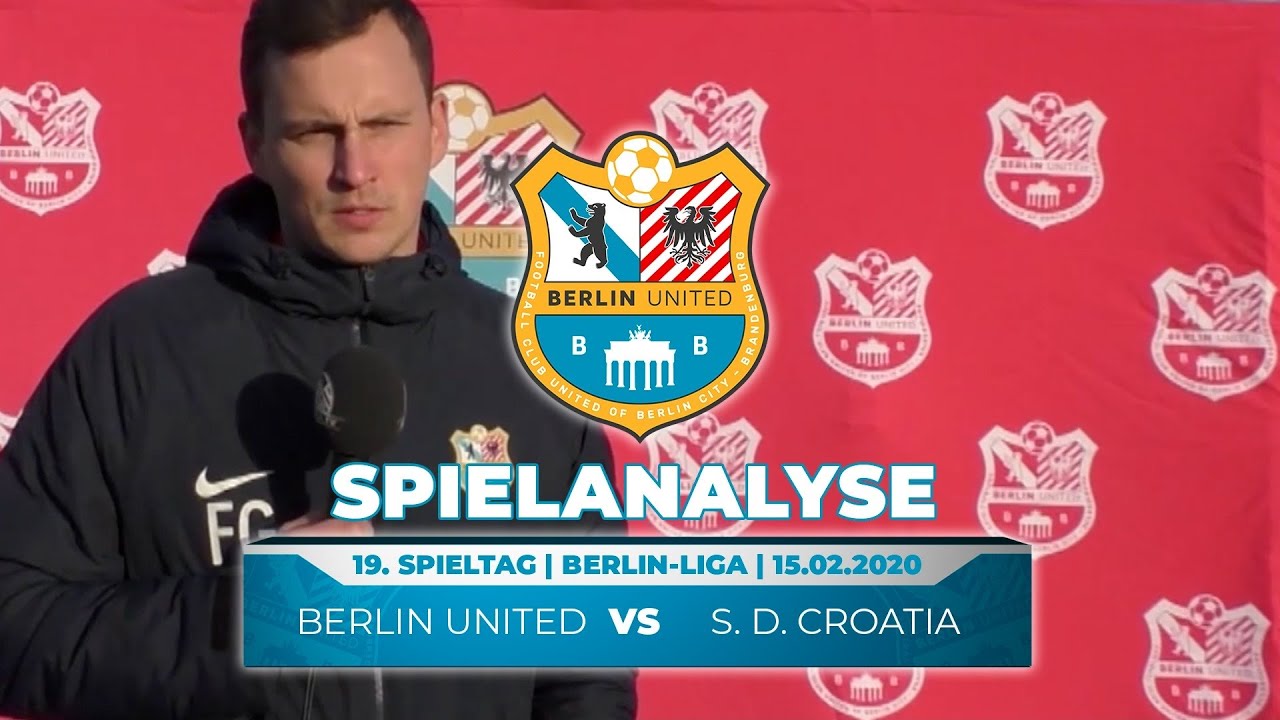 Die Spielanalyse | Berlin United - Croatia Berlin (Berlin-Liga)