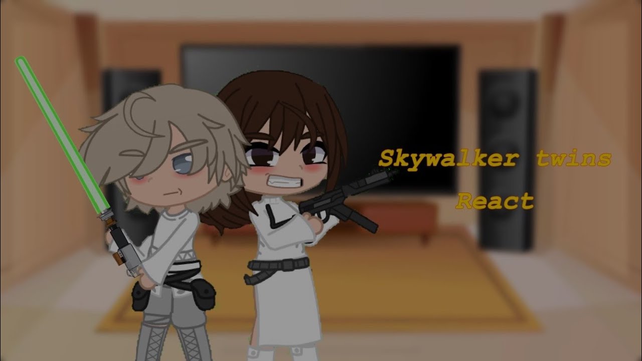 Skywalker twins react to Anakin || angst || star wars || read description ||