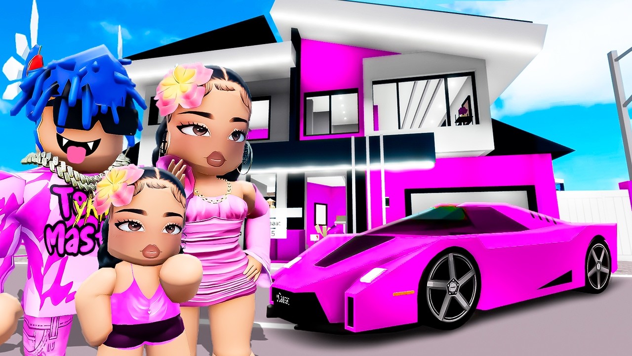 Жизнь в ОДНОМ ЦВЕТЕ 24 часа! (Brookhaven RP🏡)