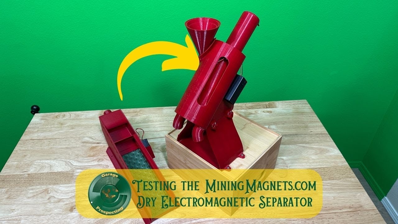 Testing/Review of MiningMagnets.com Dry Electromagnetic Separator for Gold Prospecting