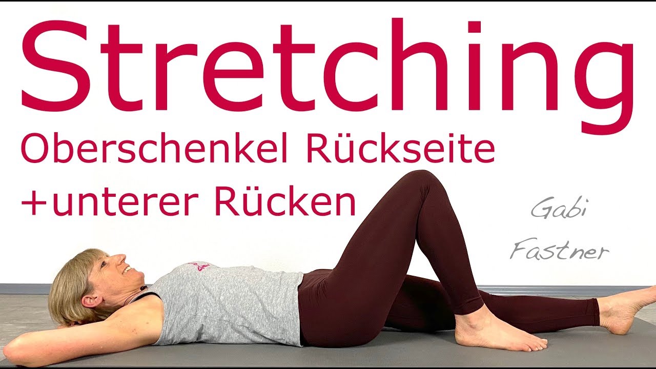 ➿24 min. Beweglichkeit für hintere Beinmuskulatur, Hüfte und Rücken | ohne Geräte am Boden