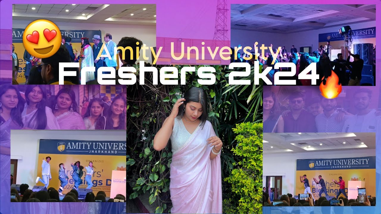 freshers'24 Vlog🪩💃Amity University | Chhavi Singh