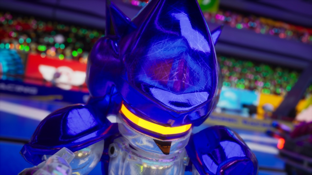 Mecha Sonic MK2 in Sonic Racing: CrossWorlds