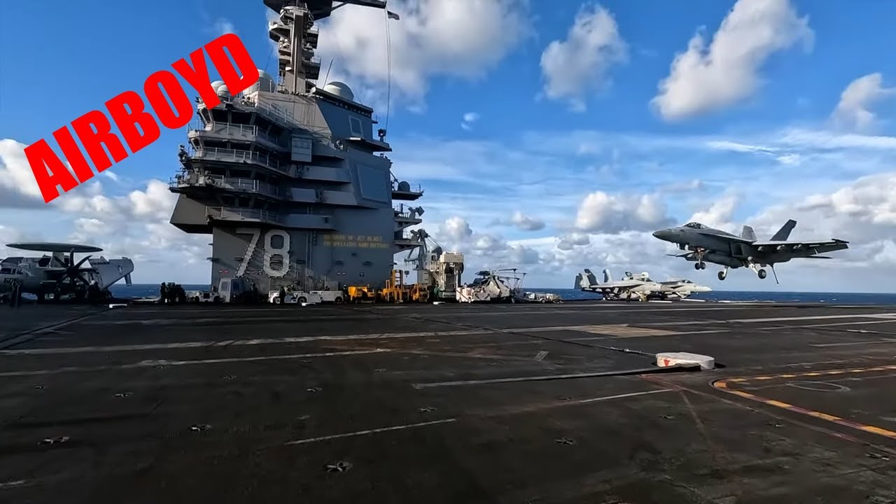 Flight Deck Operations &bull; USS Gerald R. Ford CVN-78