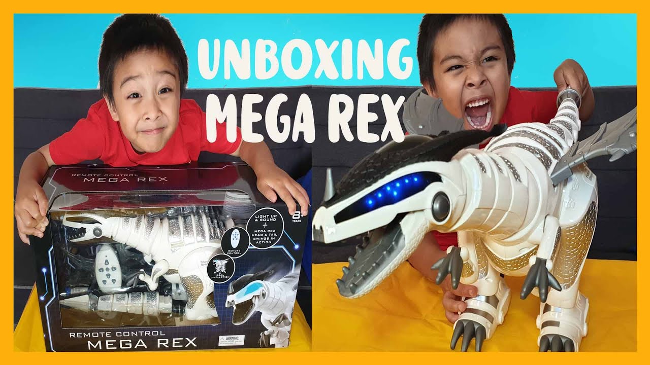 DANCING DINOSAUR REMOTE CONTROL MEGA REX | Coolest and Real Dino Robot Action | Team Super Nicos