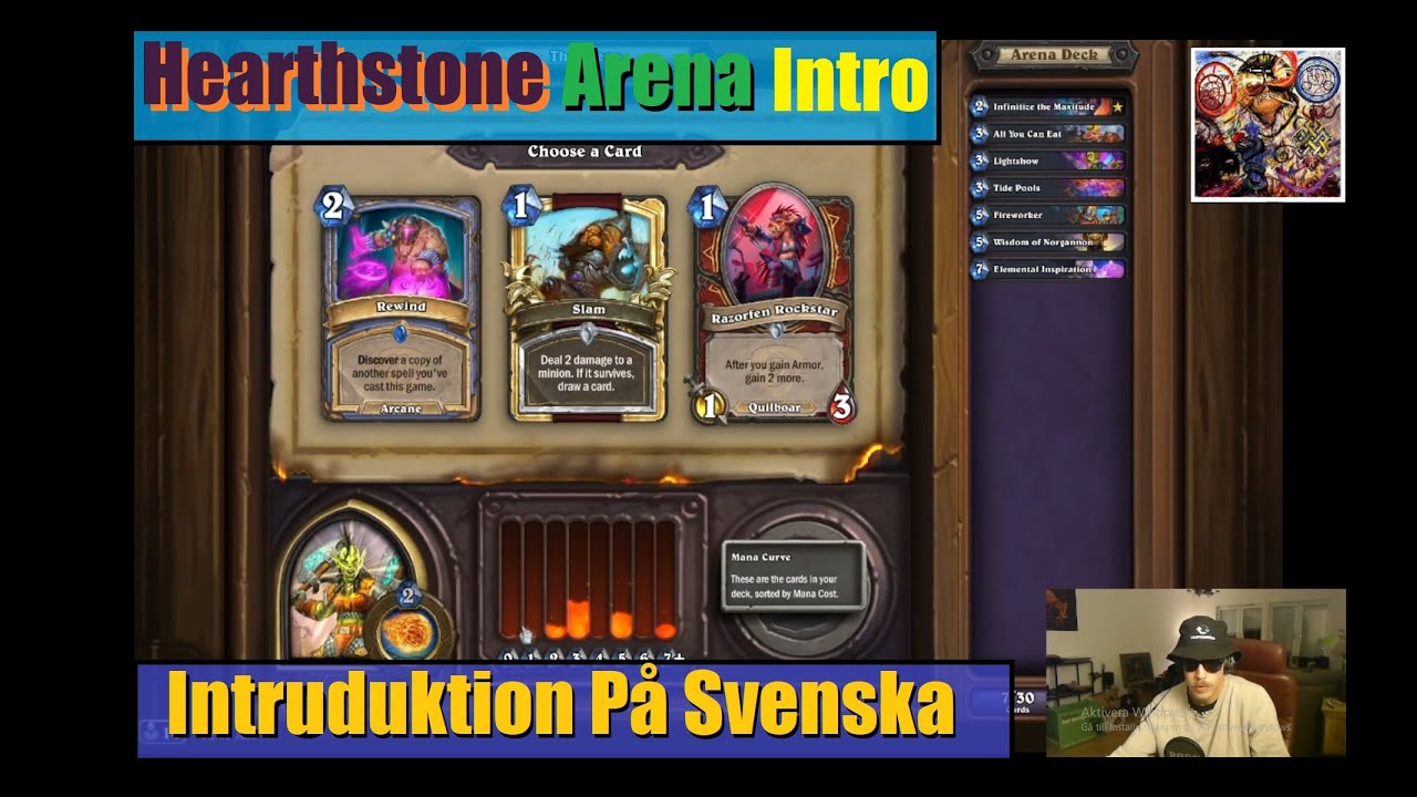 🔮 Hearthstone Arena: Introduktion På Svenska 🇸🇪