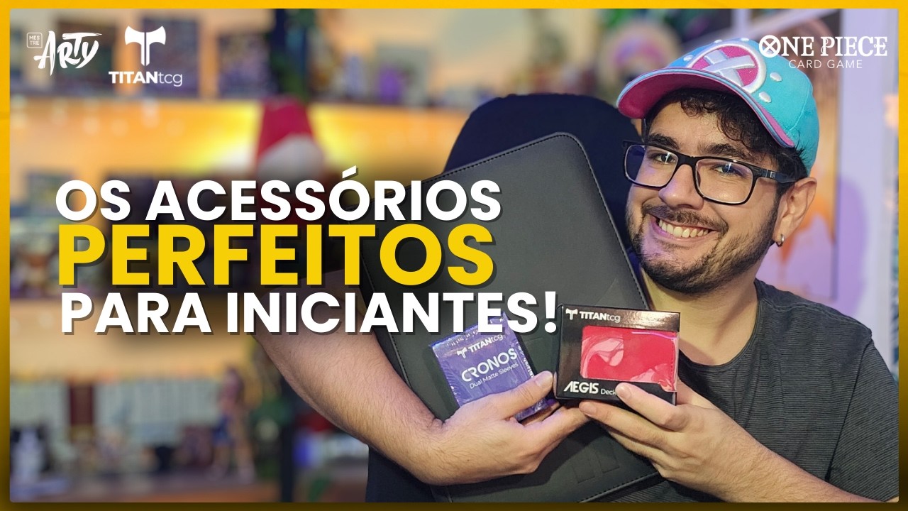 MELHORES ACESSÓRIOS DE 2026? Primeiras Impressões da Nova Linha Titan para Cardgame e One Piece TCG!
