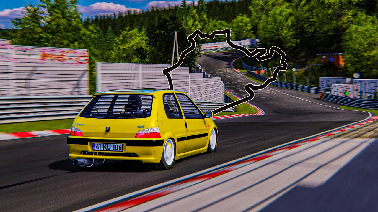 Nürburgring Peugeot 106 GTI | Assetto Corsa !