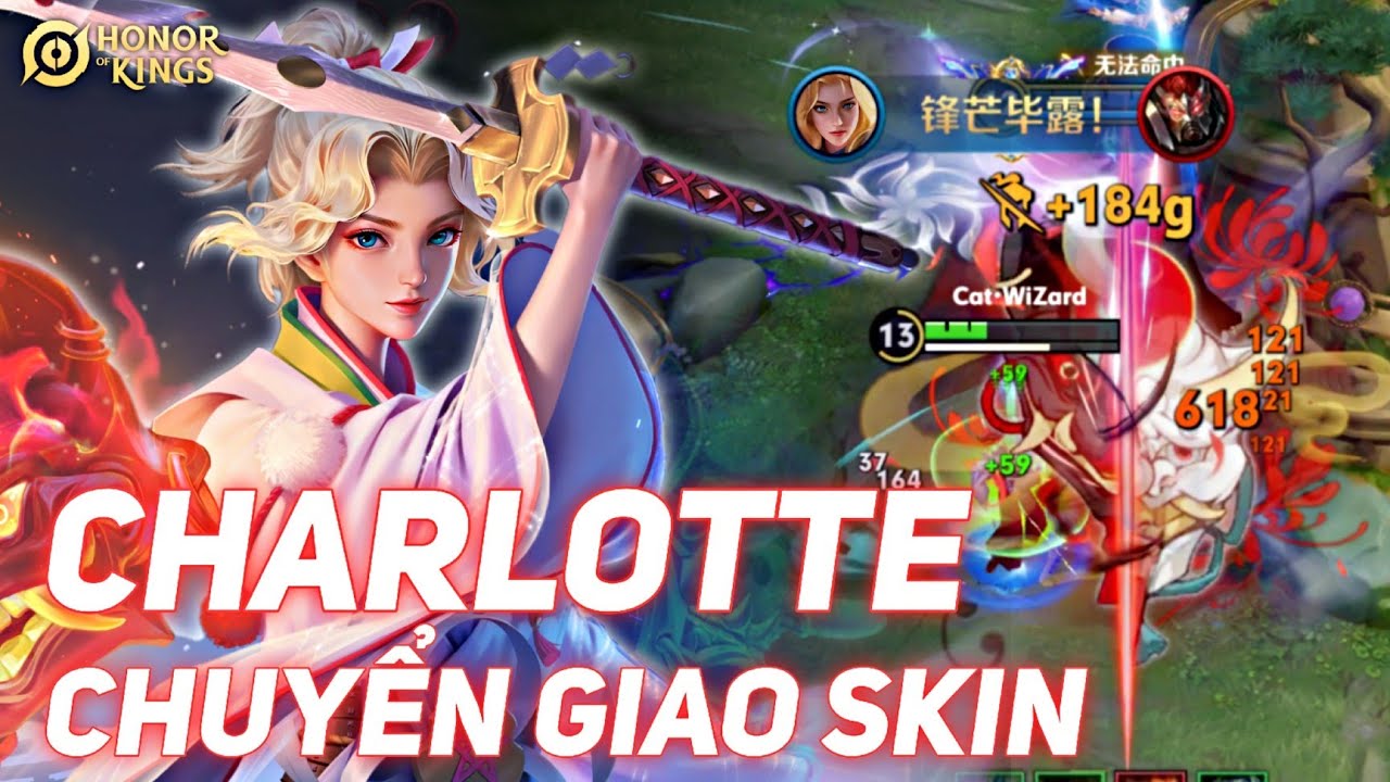[ HONOR OF KINGS / VGVD ] CHUYỂN GIAO TRANG PHỤC SIÊU PHẨM CỦA CHARLOTTE ( PHÙ SINH VỌNG BẠO )