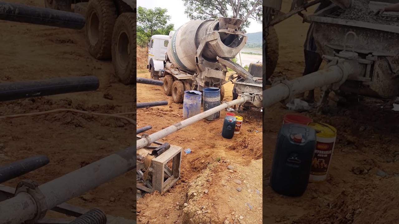 PSC girder casting in a mejor bridge