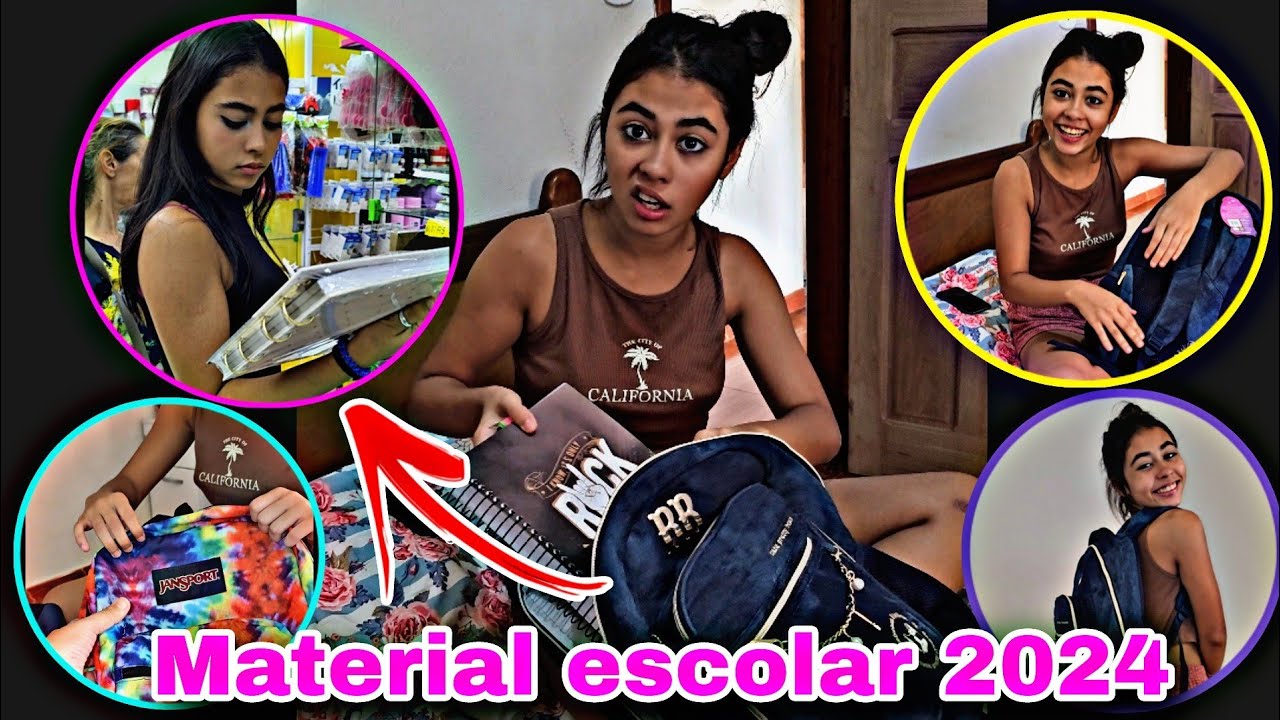 MATERIAL ESCOLAR 2024! ESCOLHENDO MEU CADERNO INTELIGENTE! PASSAGEM SECRETA NA MINHA MOCHILA NOVA😱😱