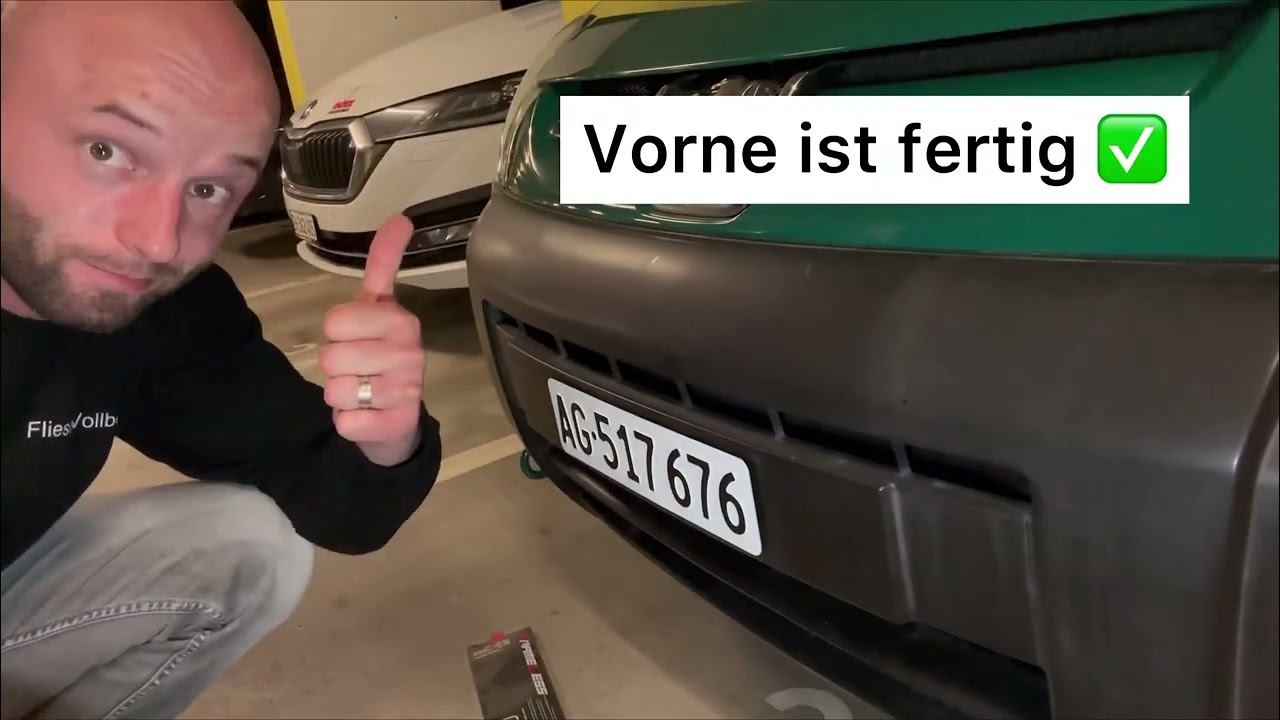Ich zeige dir wie Du die rahmenlose Kennzeichenhalterung von „Frameless“ an dein Auto anbringst.