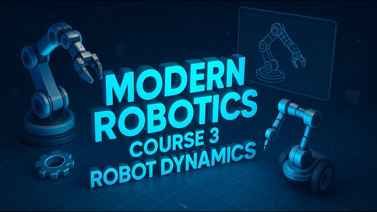 Modern Robotics Course 3: Robot Dynamics | Northwestern University | Prof. Kevin Lynch