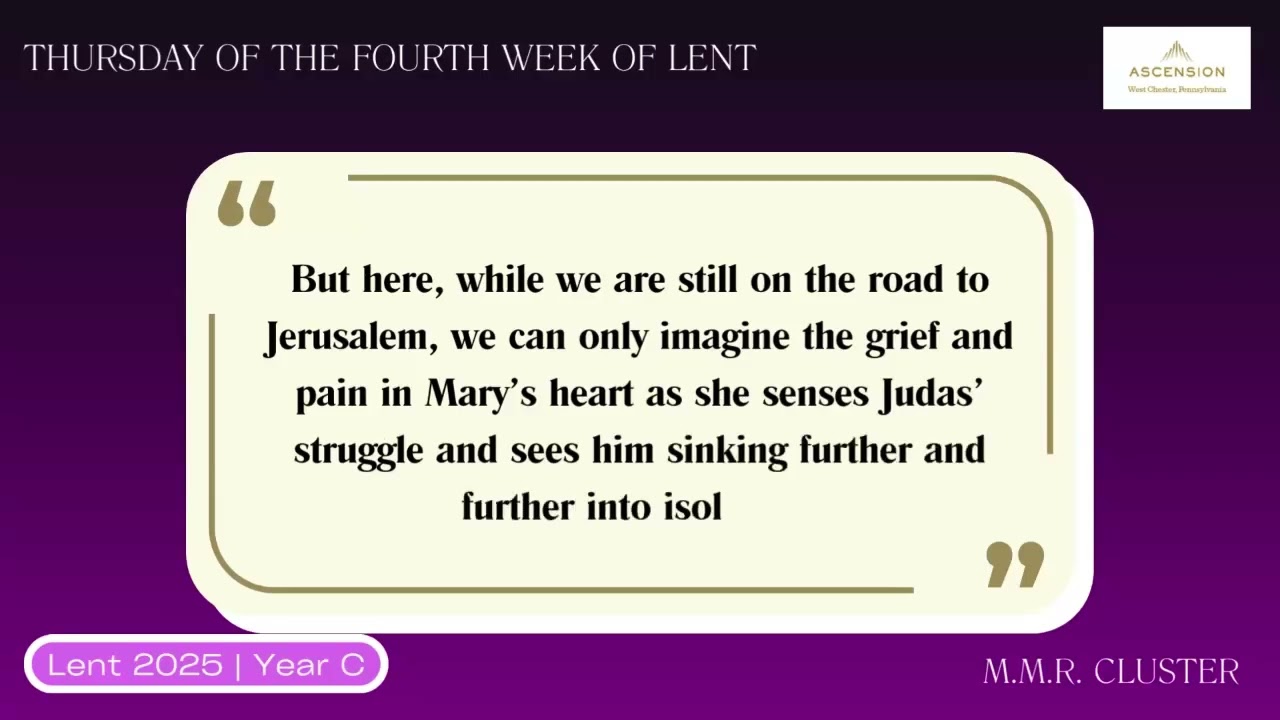 Lenten Companion Journey with Mary 2025 Day 29