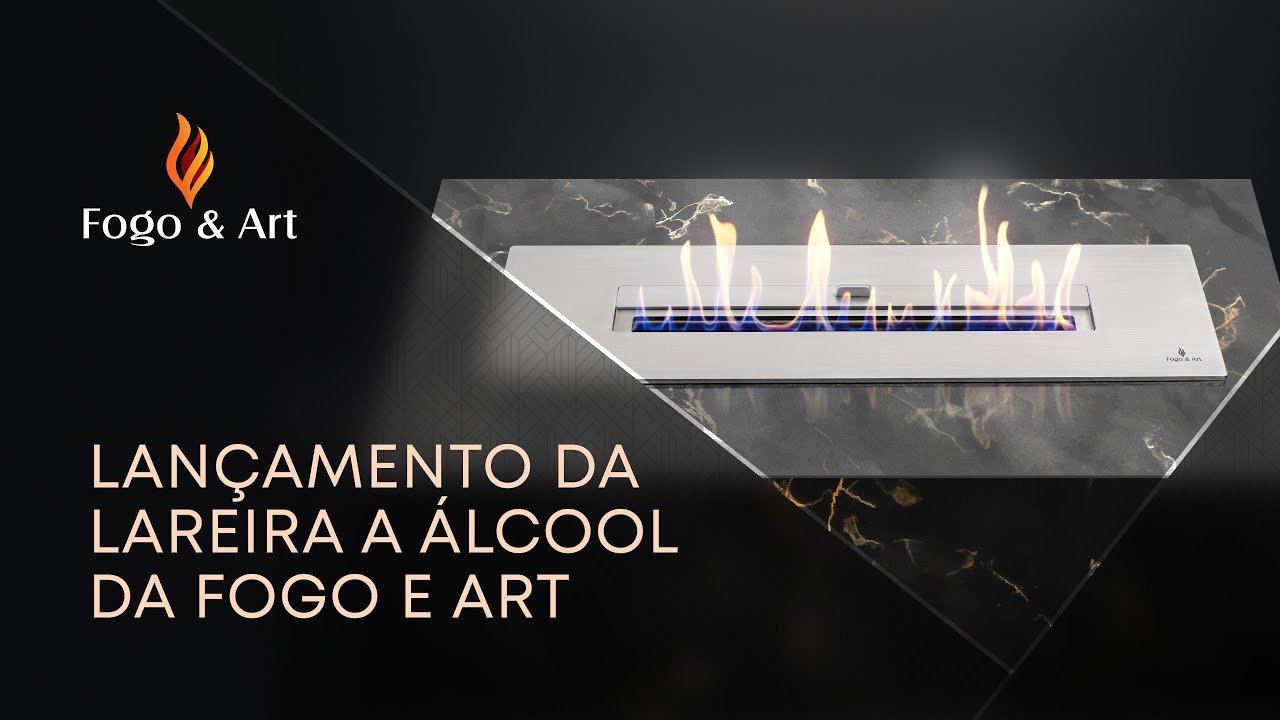 Lareira Ecológica a Álcool da Marca Fogo & Art