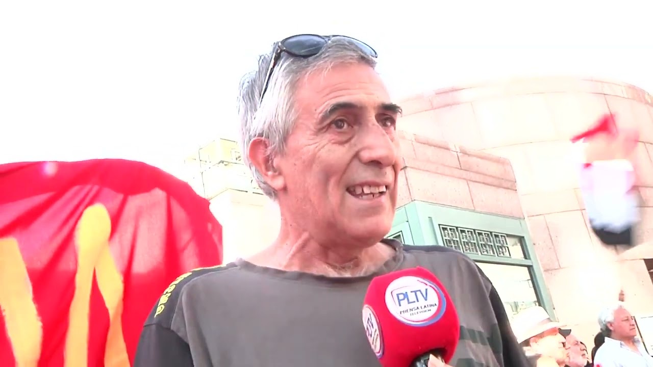 PROTESTA FRENTE A LA EMBAJADA INVASORA YANKEE