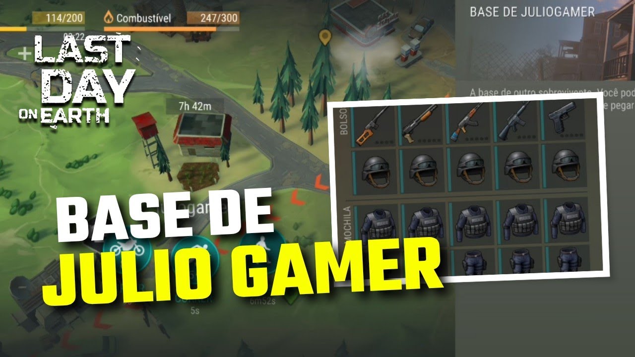 INVASÃO da BASE de JULIO GAMER no Last Day On Earth Survival | RAID BASE LDOE 