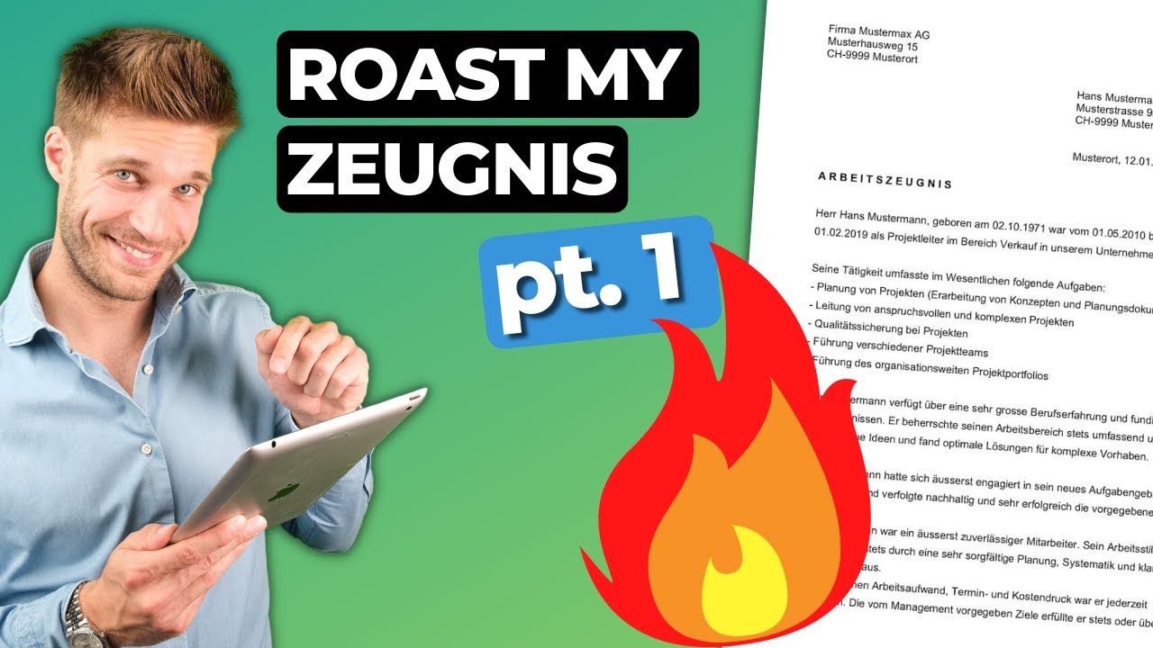 Ich zerlege eure ARBEITSZEUGNISSE!