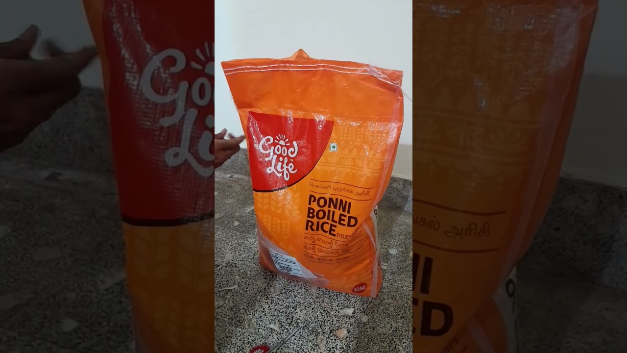 How to open the rice bag without damage? let's see