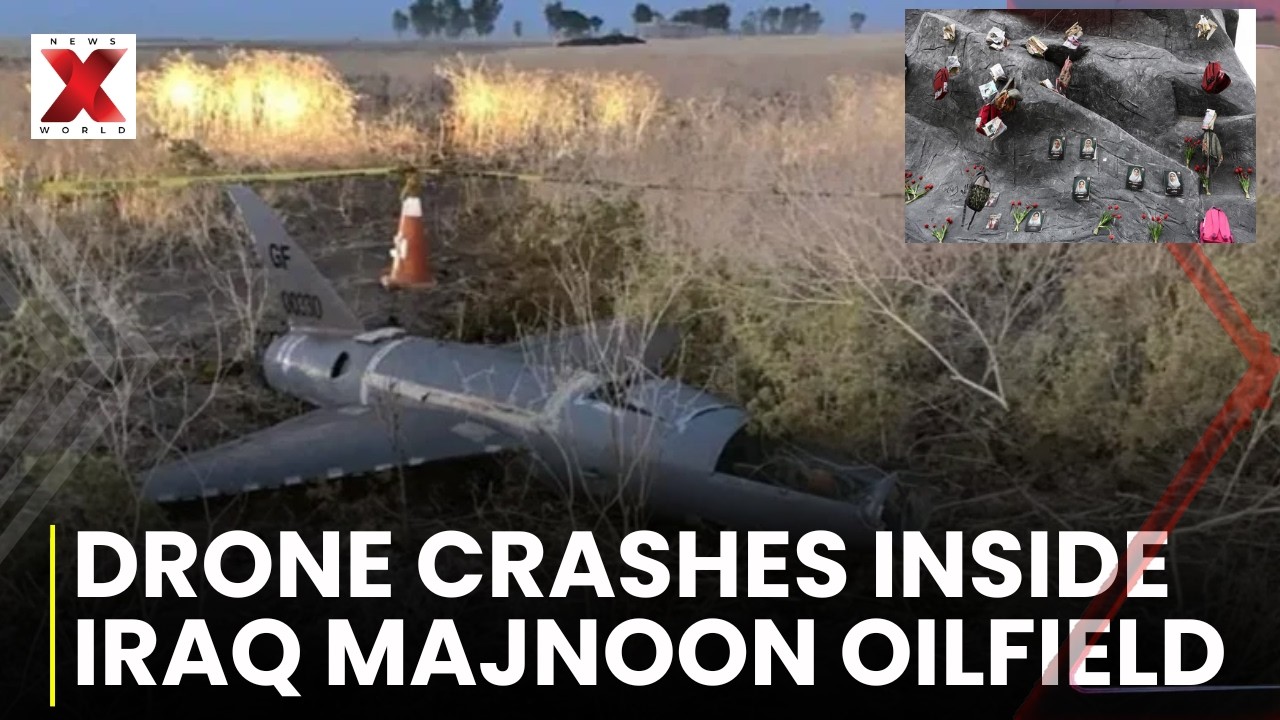 Unexploded Drone Falls Inside Iraq's Majnoon Oilfield in Basra Province | NewsX World