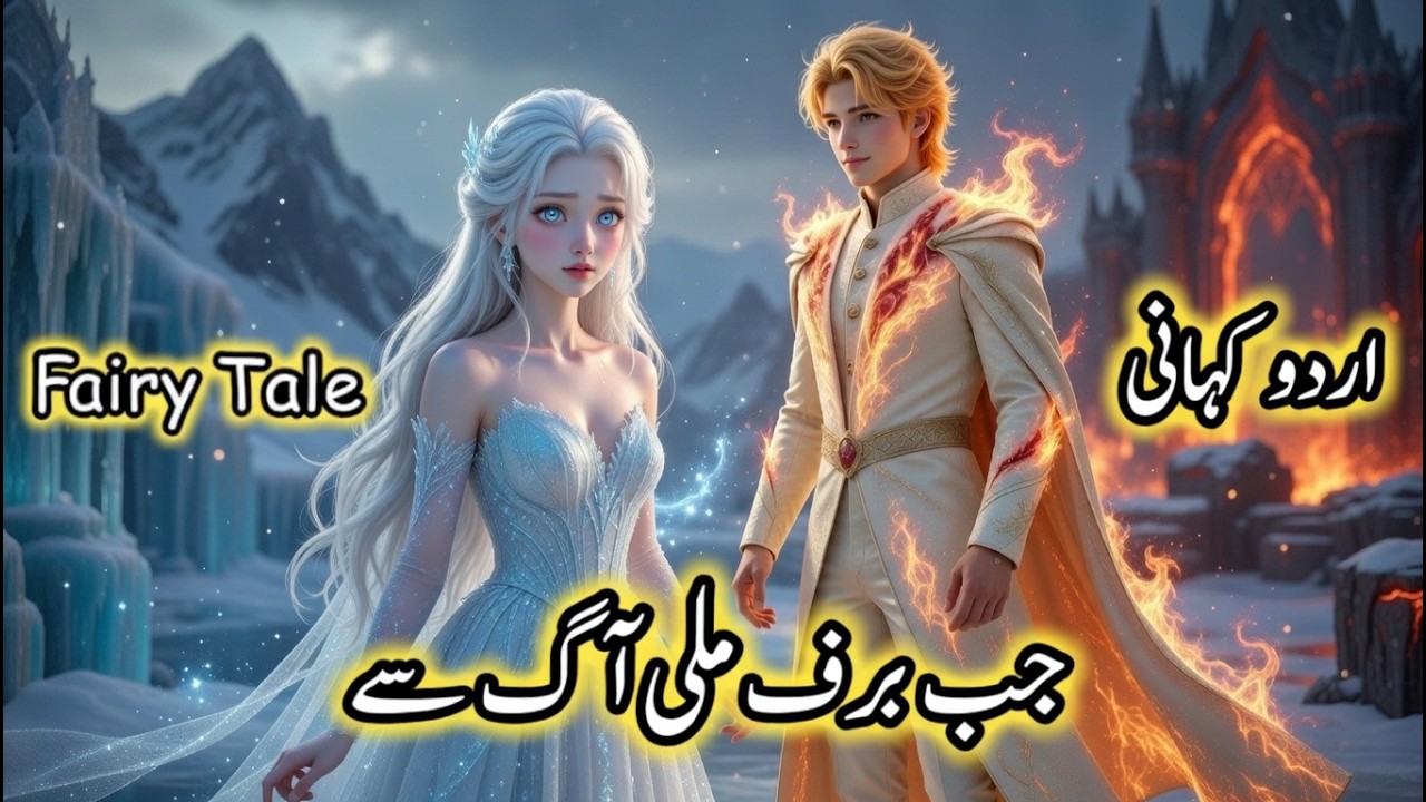 Princess of Ice Fell in Love with Fire Prince 🔥❄️ | Urdu Stories | Hindi Fairy Tales