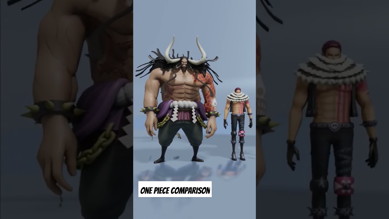 Kaido Height Comparison | One piece