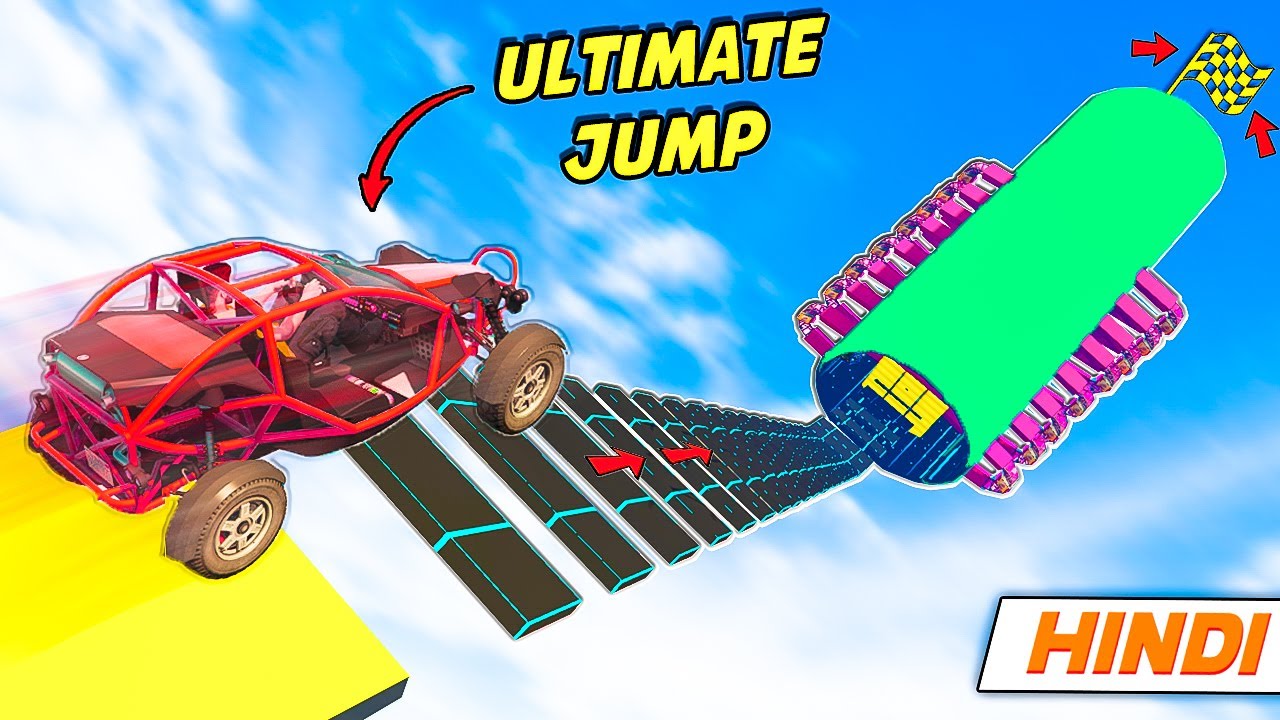 GTA 5: *ULTIMATE* Final Buggy Jump 😍 | Parkour Race | GTA 5 Online Hindi Funny Moments | Saxisam
