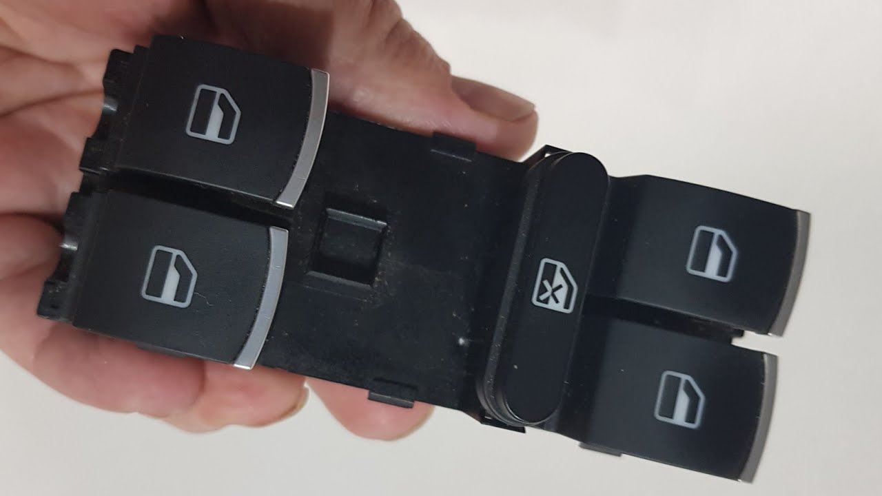 Como reemplazar teclas levantavidrios en tiguan/vento/amarok