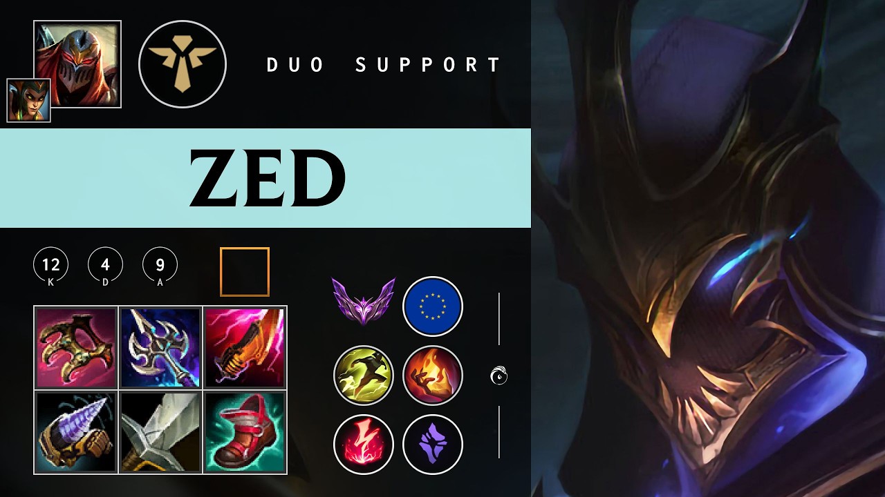Zed Support vs Nami - EUW Master Patch 26.02