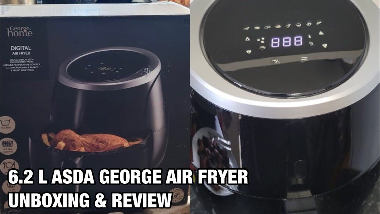 Asda George Digital Air fryer Unboxing & Review | Sonia Solanki's Cuisine
