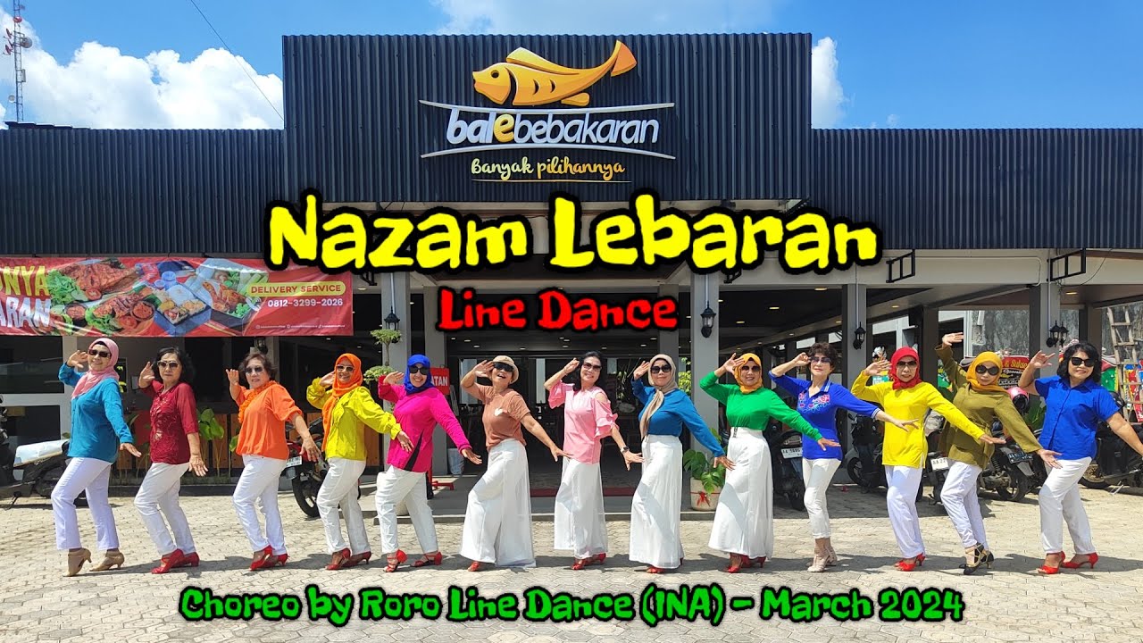 Nazam Lebaran Line Dance - Choreo @rorolinedance1224 - by Melody Line Dance Gombong 