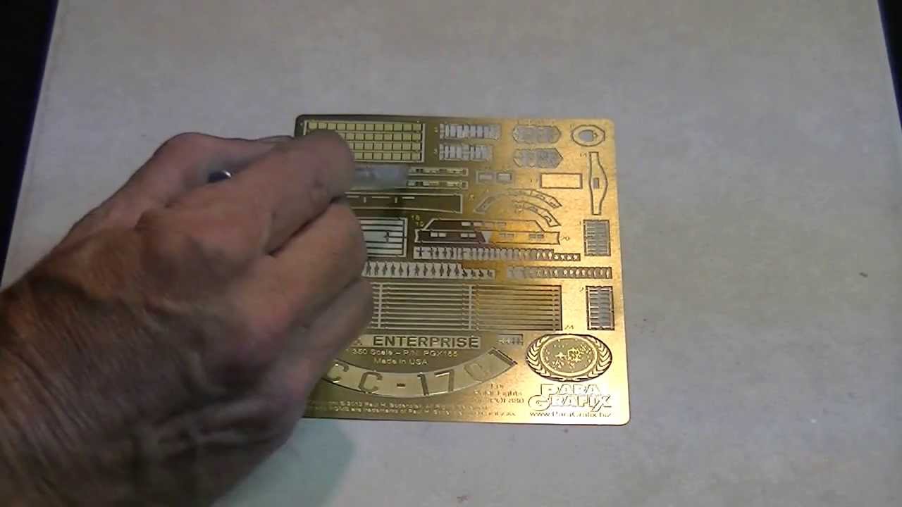 Polar Lights 1/350 Scale TOS Enterprise Buildup PT 1