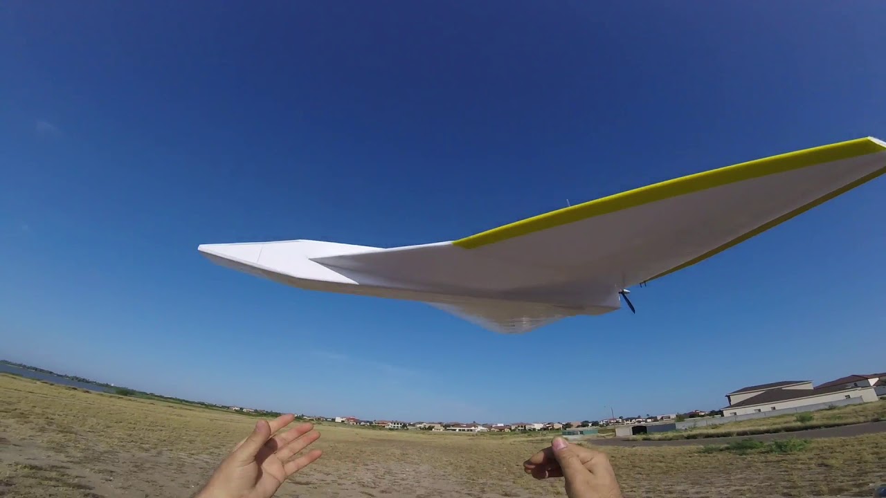 Experimental technique plane, delta wing