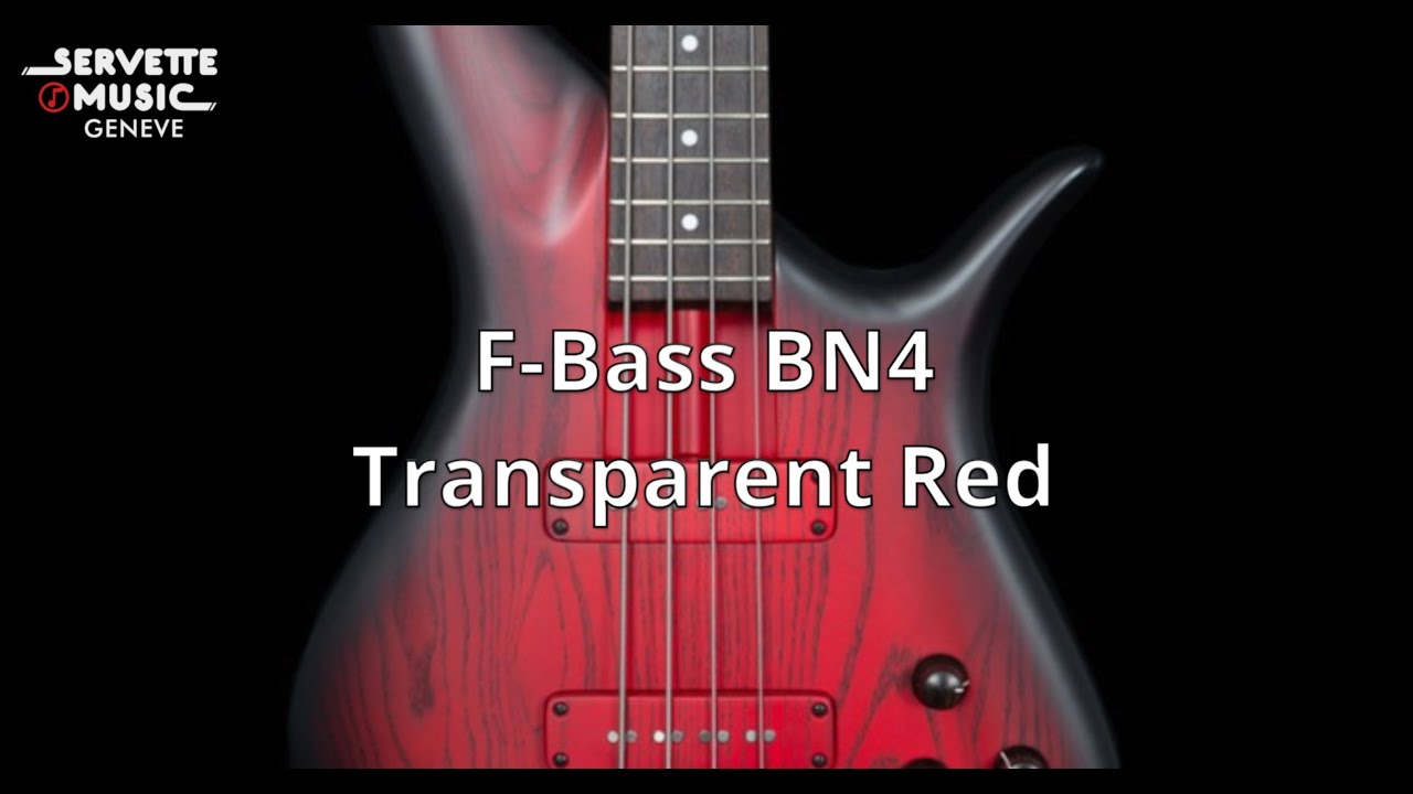 ServetteMusicTV : F-Bass BN4 Transparent Red