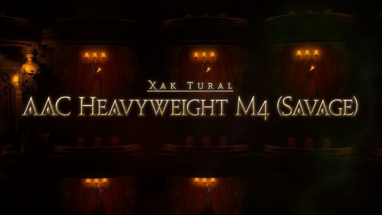 FFXIV | ACC Heavyweight M4 Savage (M12S Phase 1) Clear DRK OT PoV