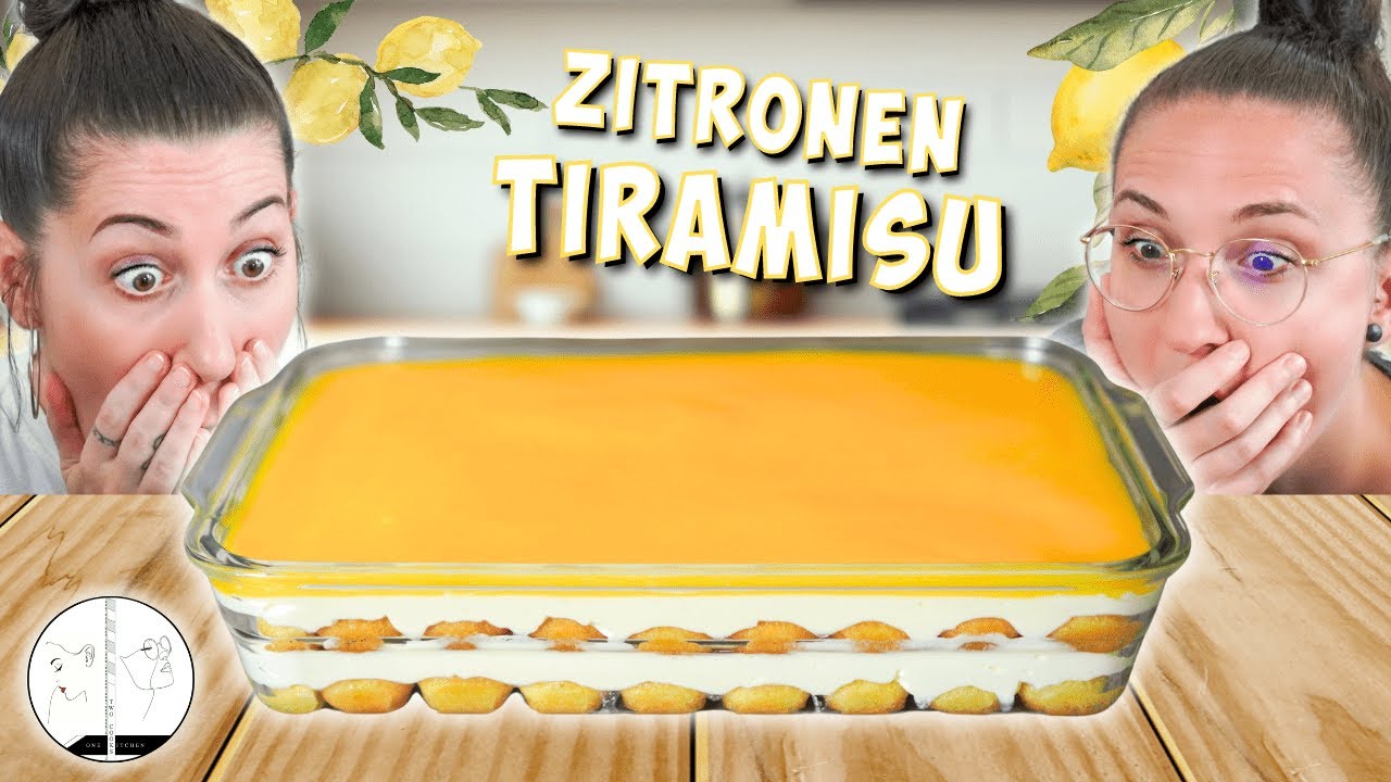 🍋 Dieses ZITRONEN TIRAMISU wird dich umhauen! So erfrischend und lecker! 😍