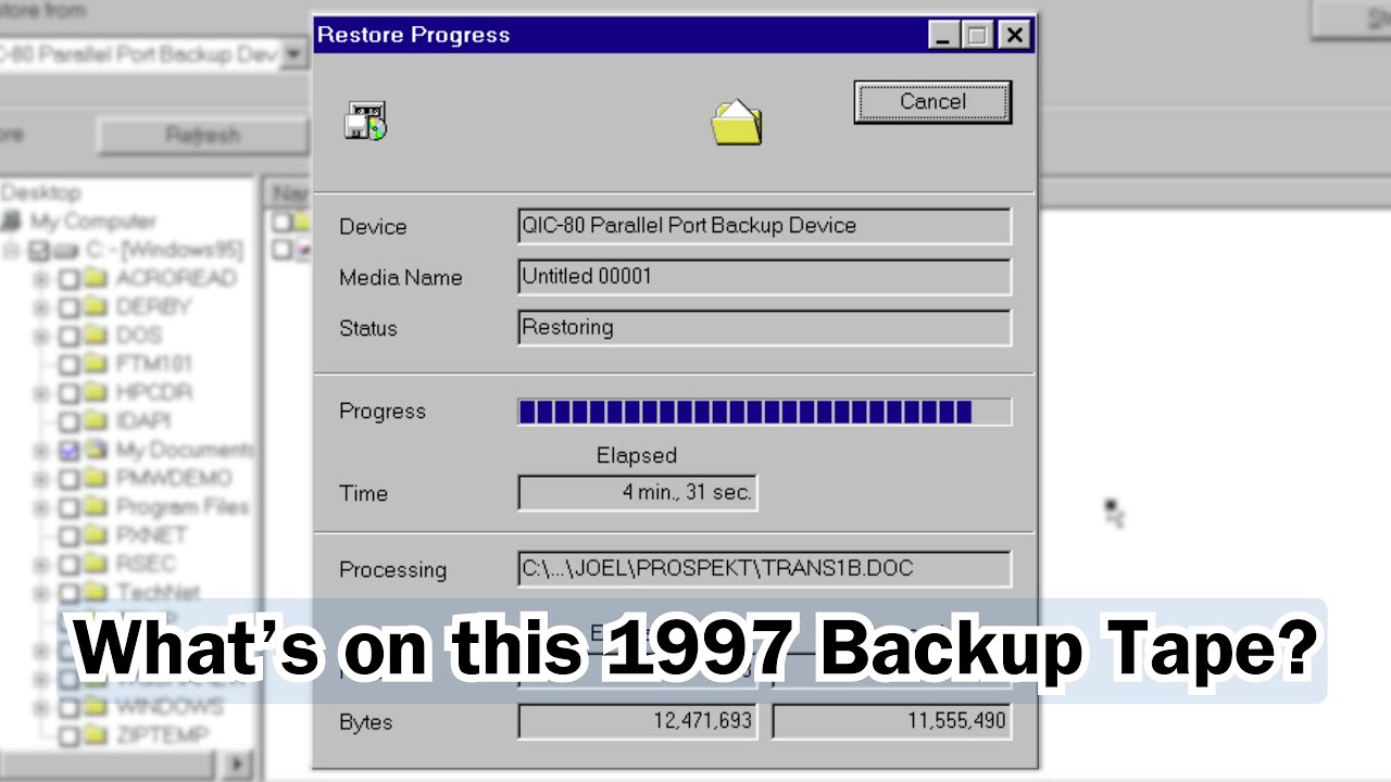 Windows 98 + Tape Backup in 2026 &ndash; Does It Still Work?