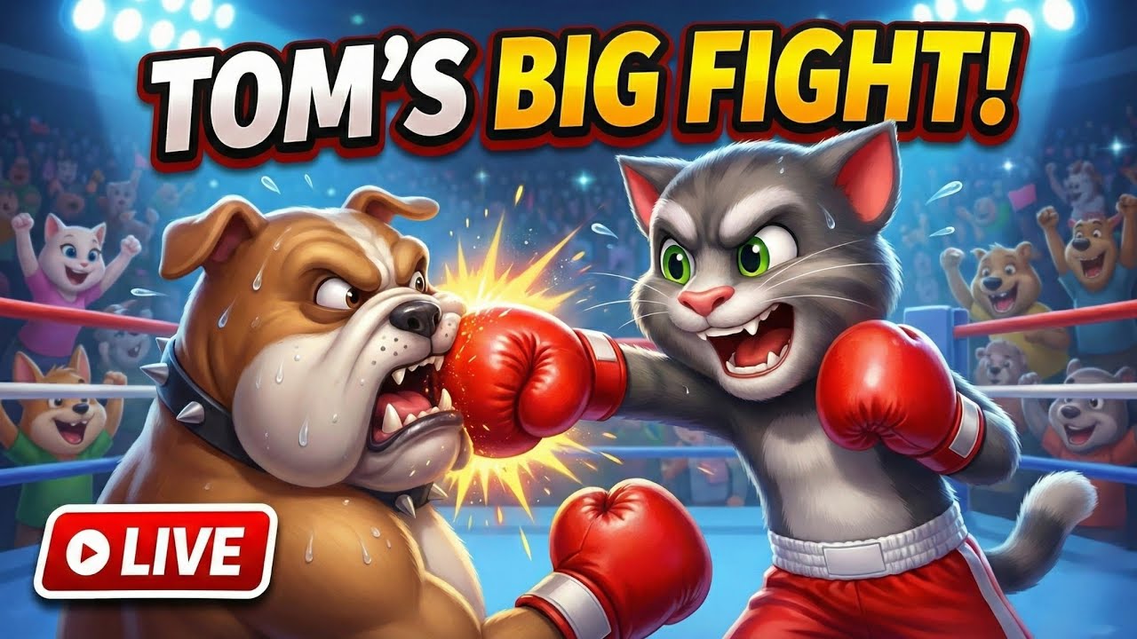 My Talking Tom Boxing Live 🥊 | Crazy Punching Fun! #live #viraltom #shorts #funny #gameplay