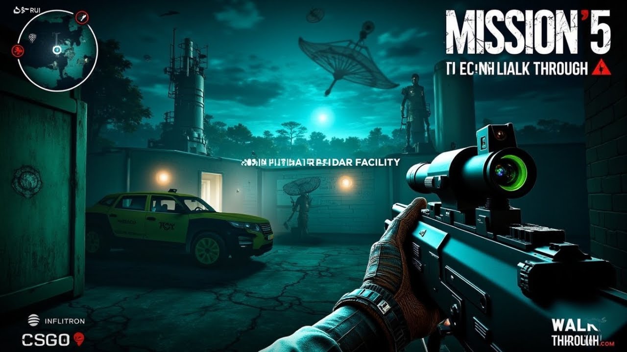 IGI Remake on CSGO Mod &ndash; Mission 5 Radar Gameplay Walkthrough