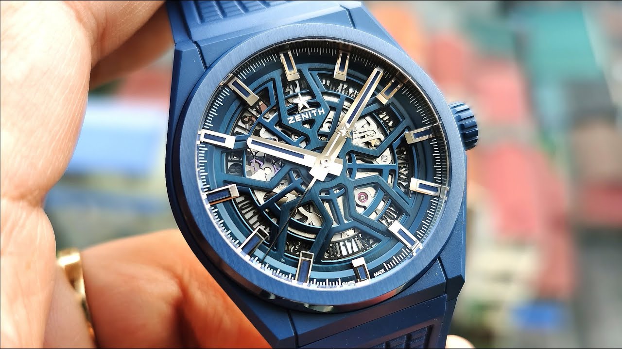[Rất Đẹp] Zenith Defy Classic Skeleton Ceramic Blue 49.9003.670/51.R793 | ICS Authentic