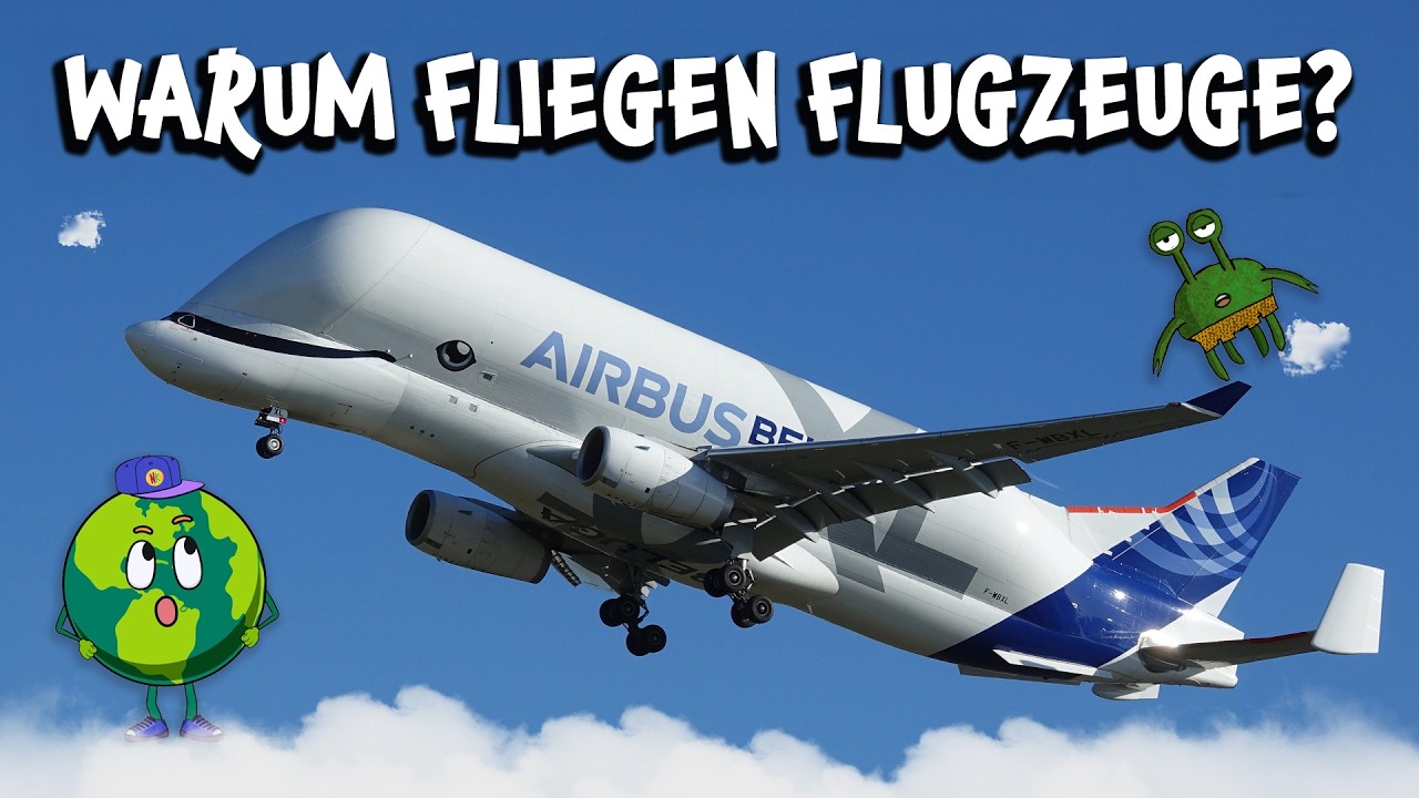 Warum fliegen Flugzeuge? ✈️ Einfach erkl&auml;rt! | Lernvideo f&uuml;r Kinder