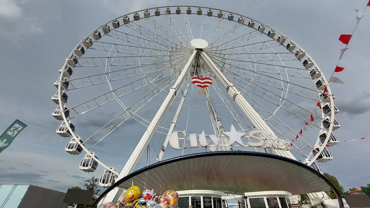 Riesenrad CITY STAR - G&ouml;bel @ Wormser Backfischfest 2023 (On/Offride)